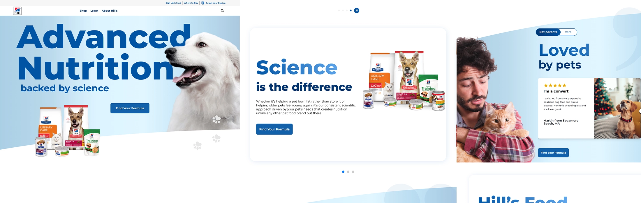 Hill's Pet Website