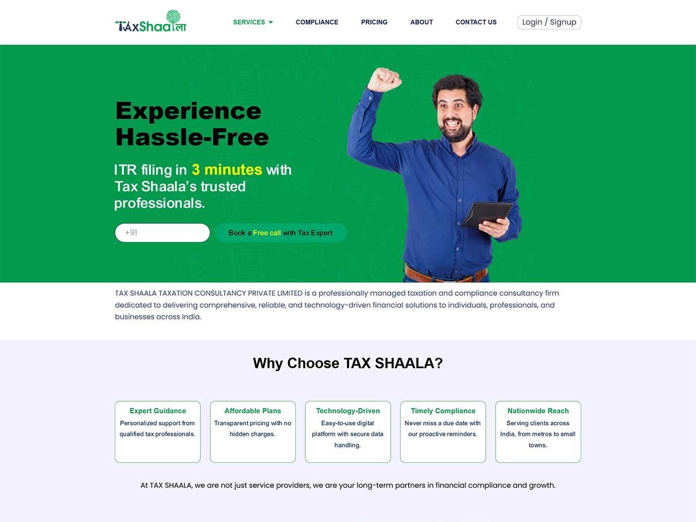 TaxShaala Website