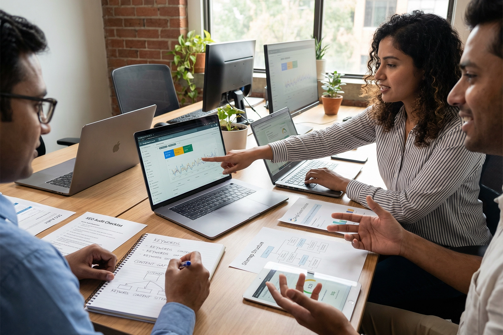 SEO analytics dashboard and reports