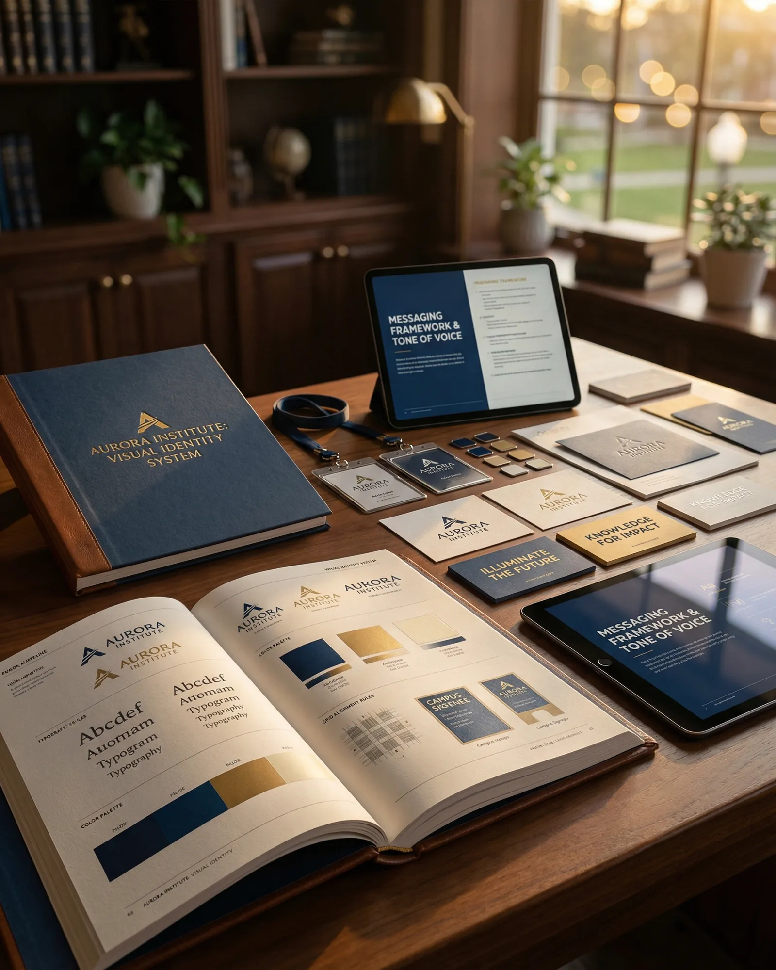 Education branding and identity