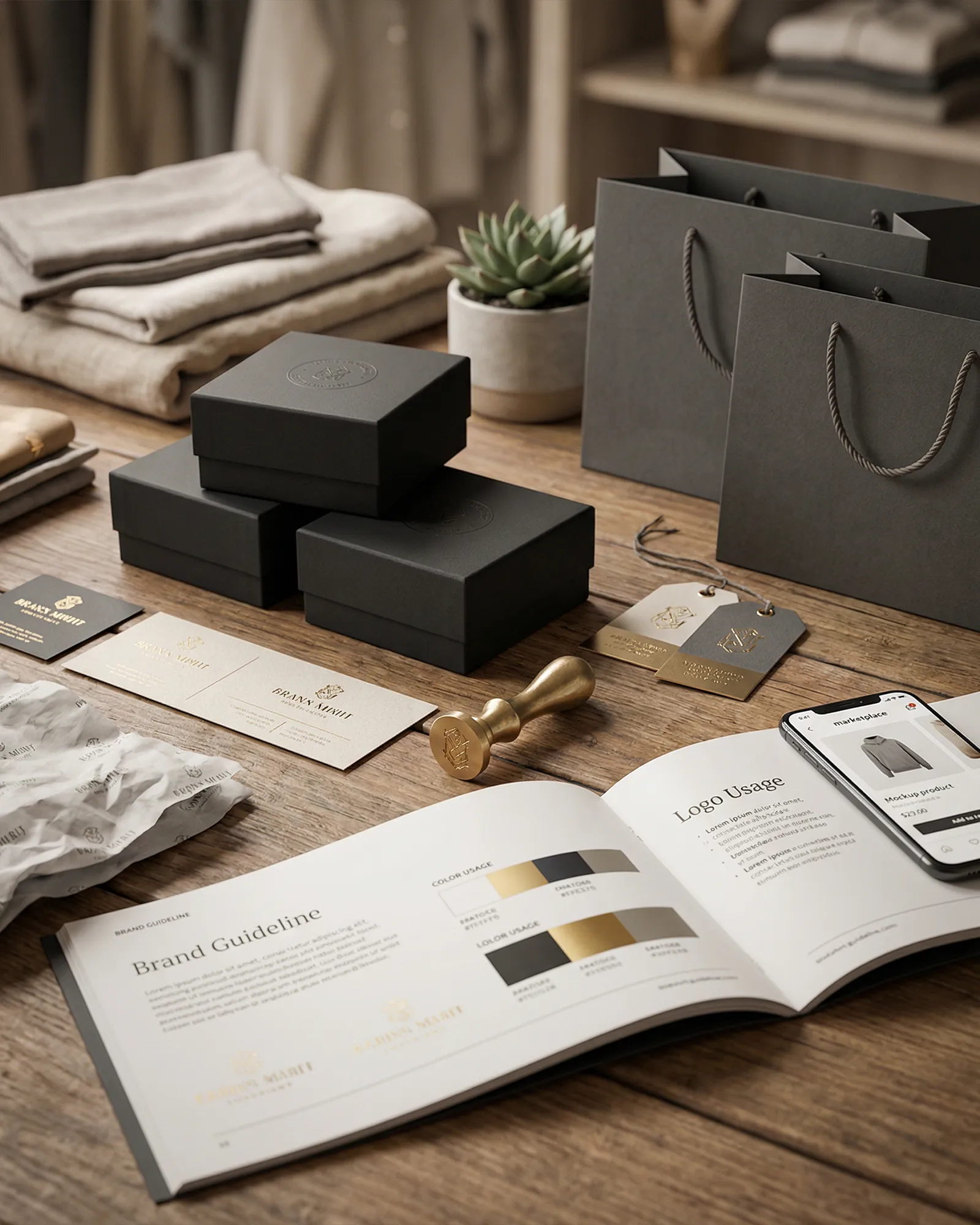 Branding and identity for e-commerce and retail