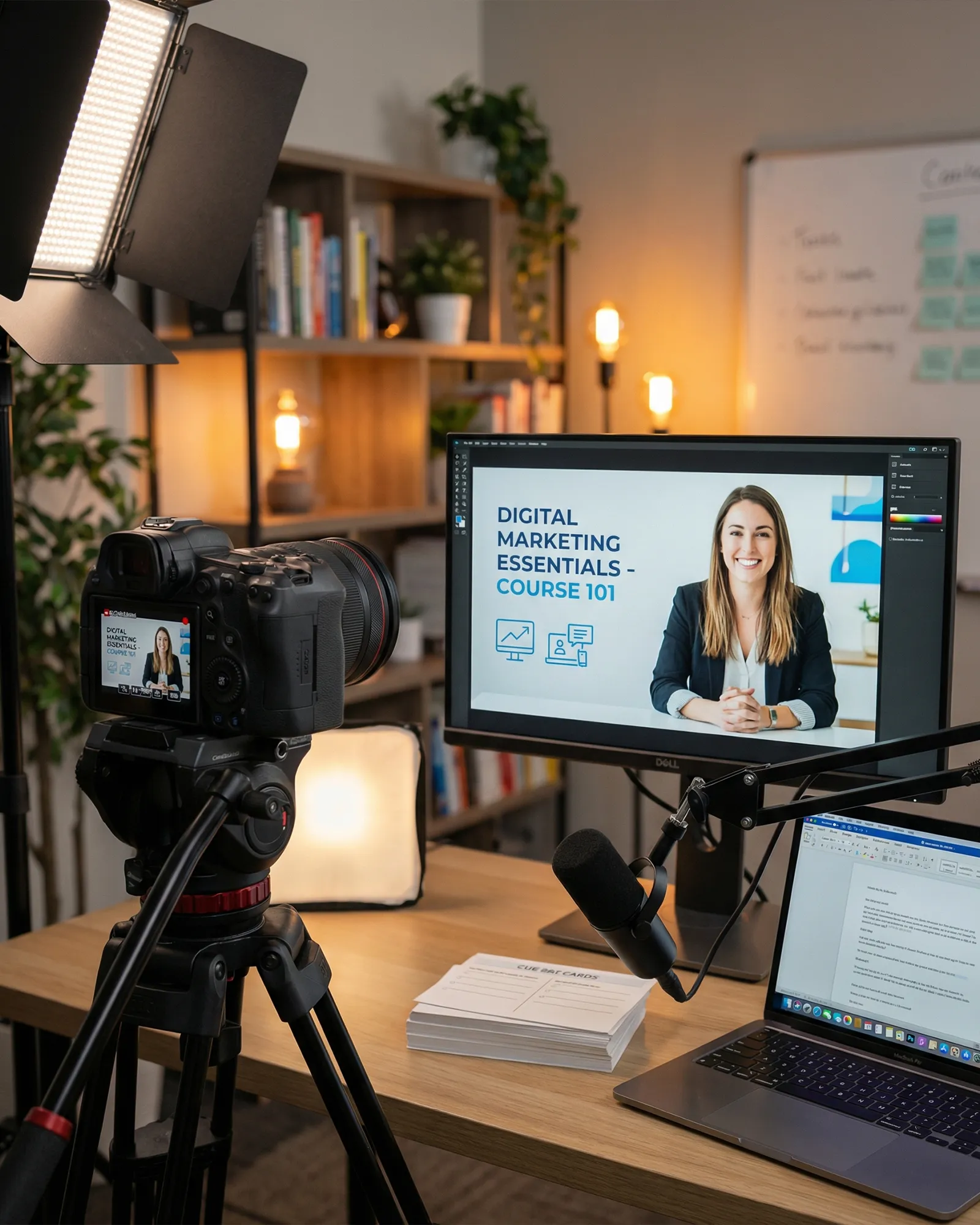 Course and video production for education