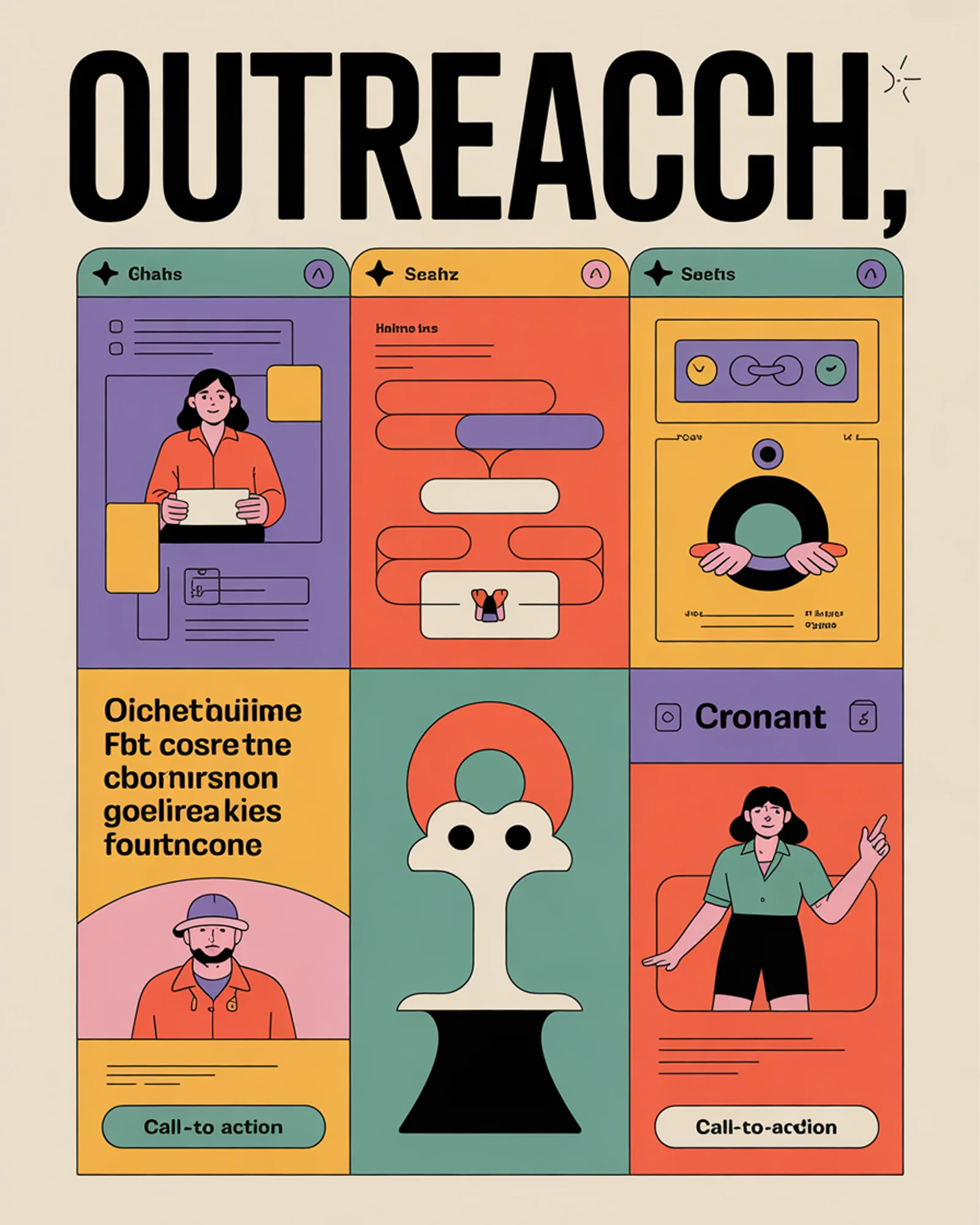 Creative and visual design for reports, posters, and outreach material