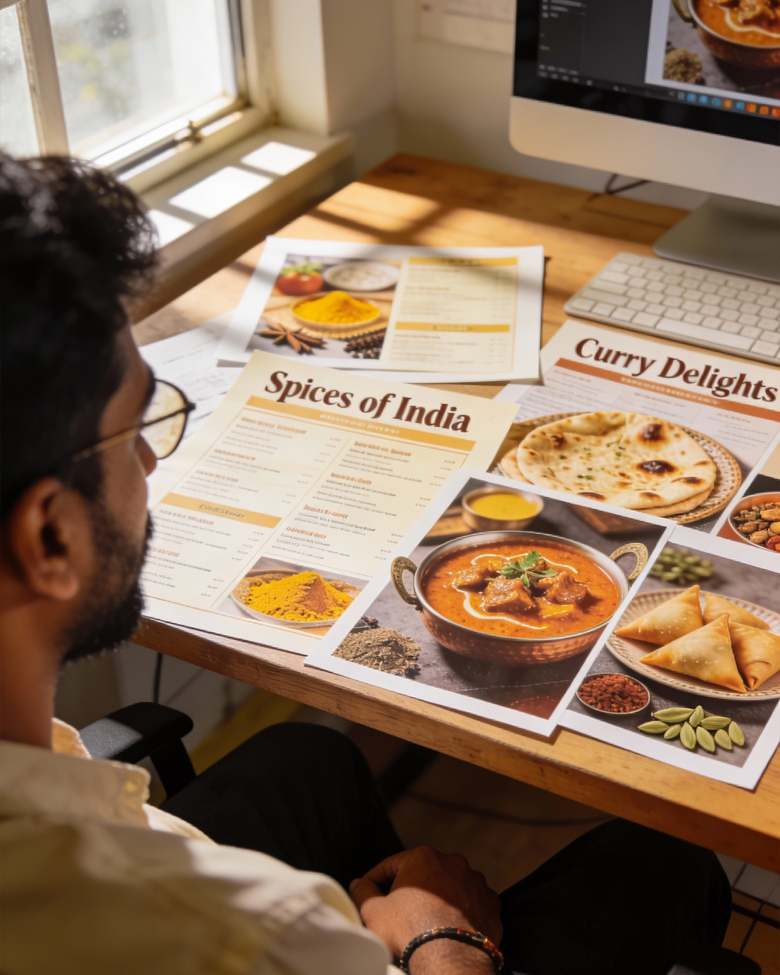 Creative and visual design for food and beverage marketing