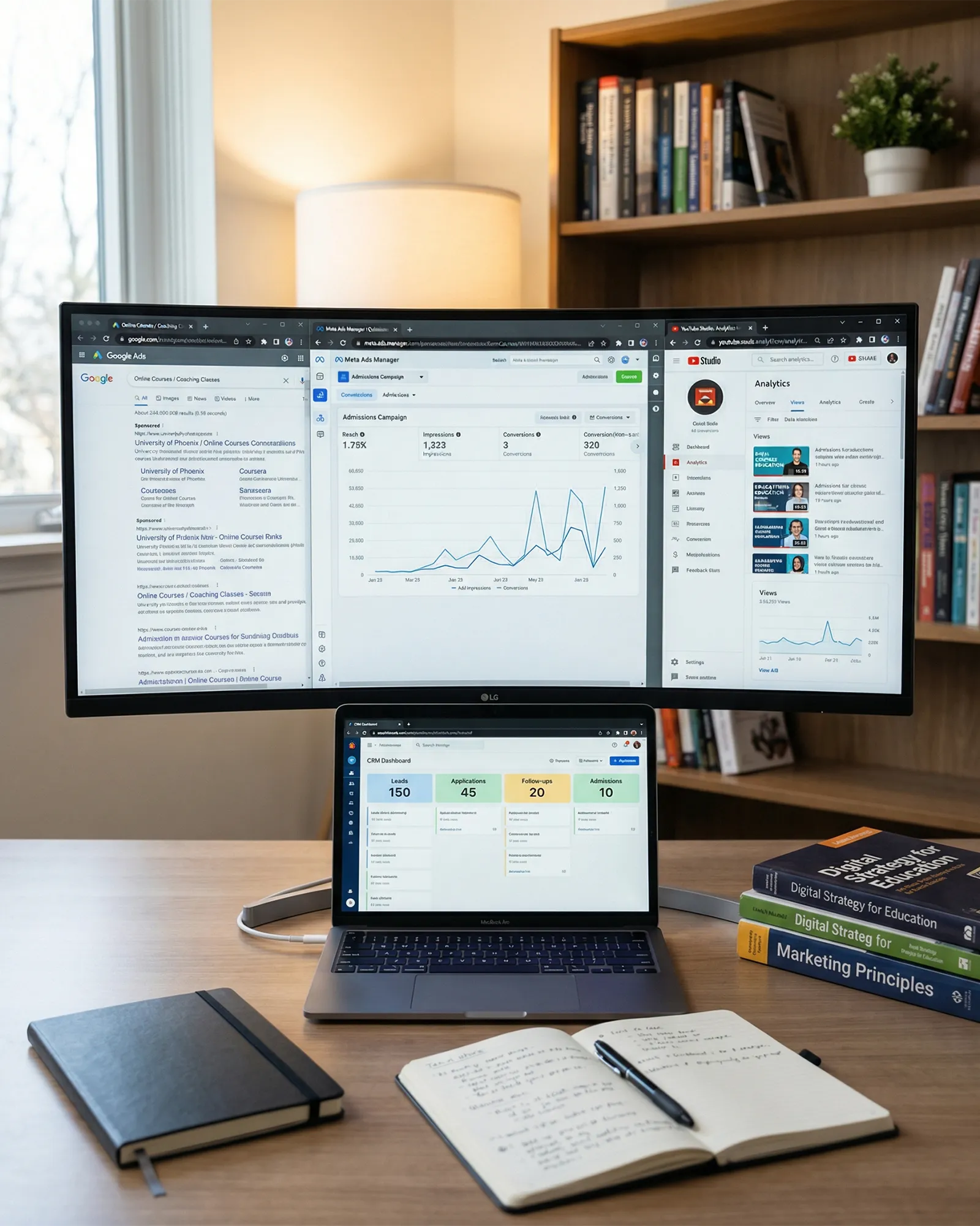 Digital marketing campaigns for education brands