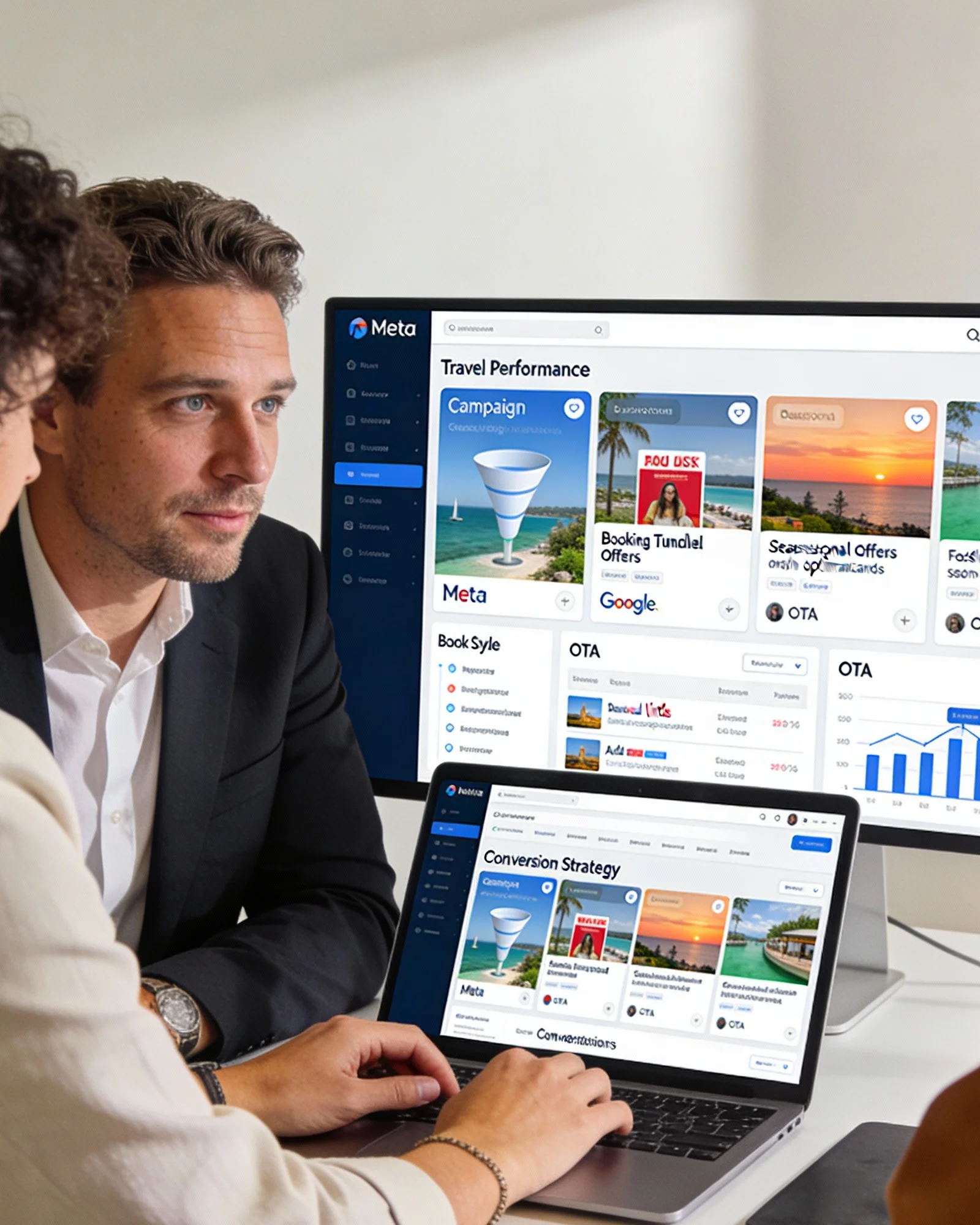 Digital marketing campaigns for travel and hospitality brands