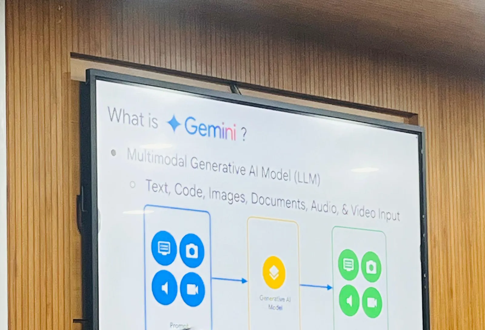 Speaking at Gemini AI for Creativity Summit