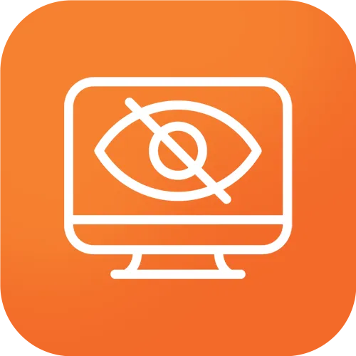 Low online visibility icon