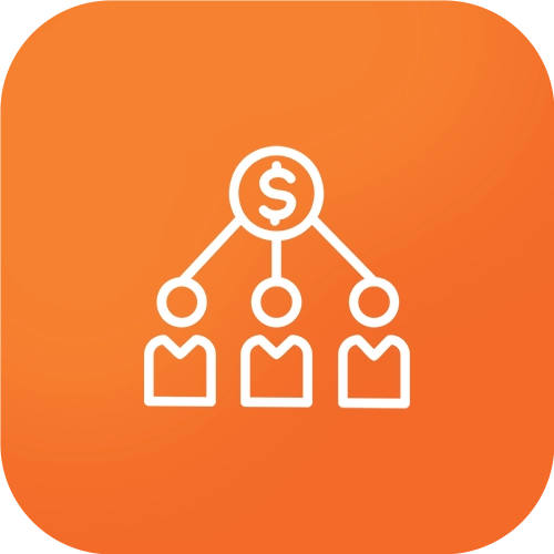 Scattered vendors icon