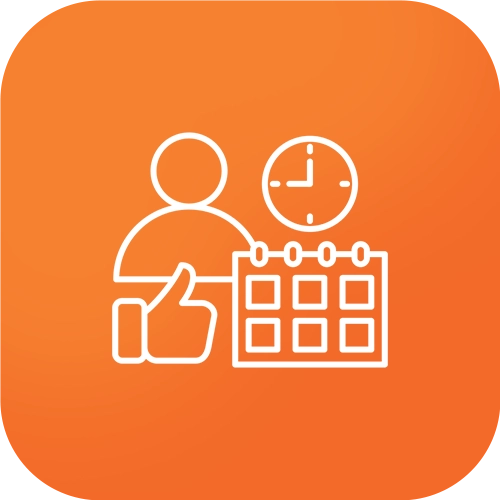 Slow follow-ups icon