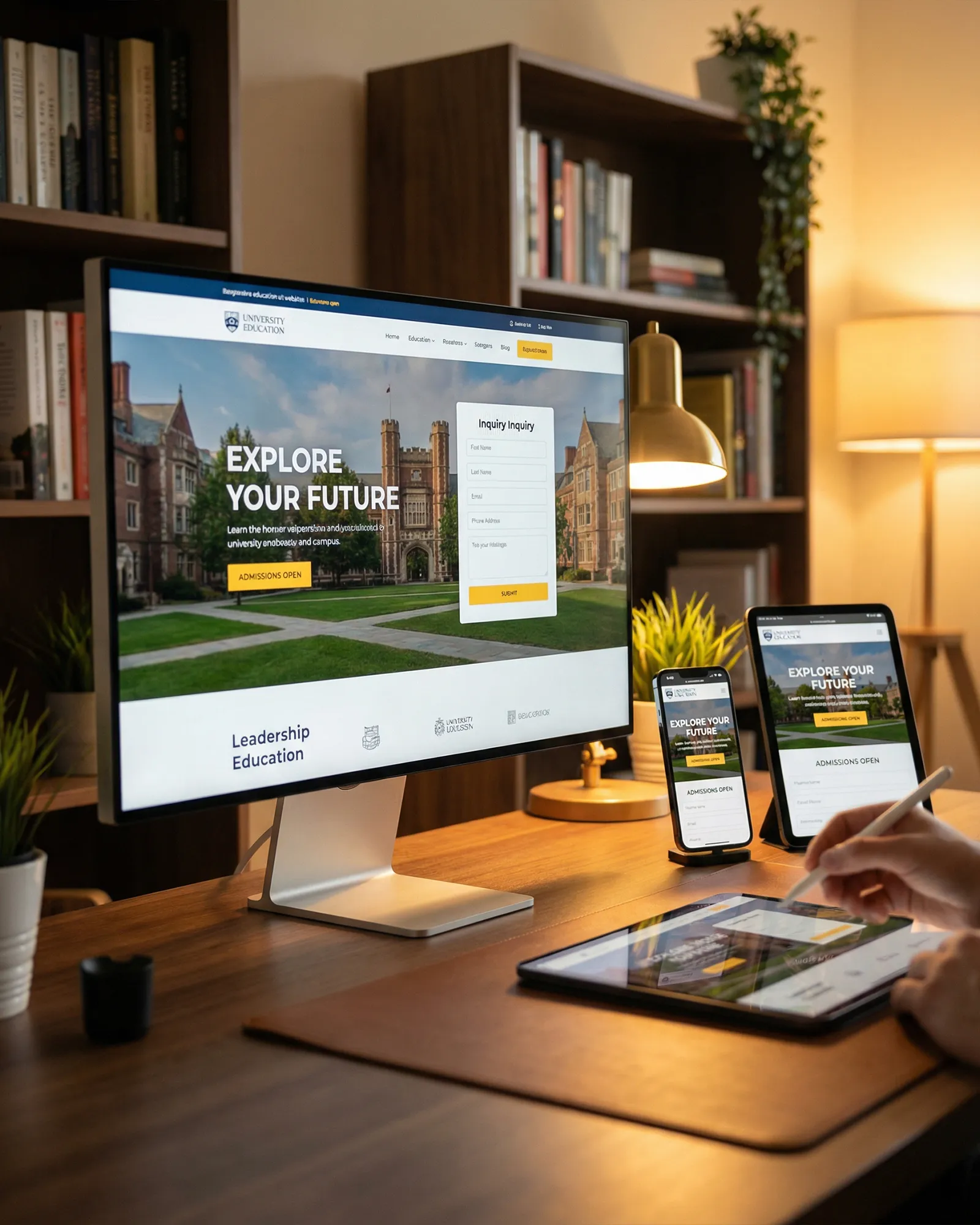 Website development for institutes and universities