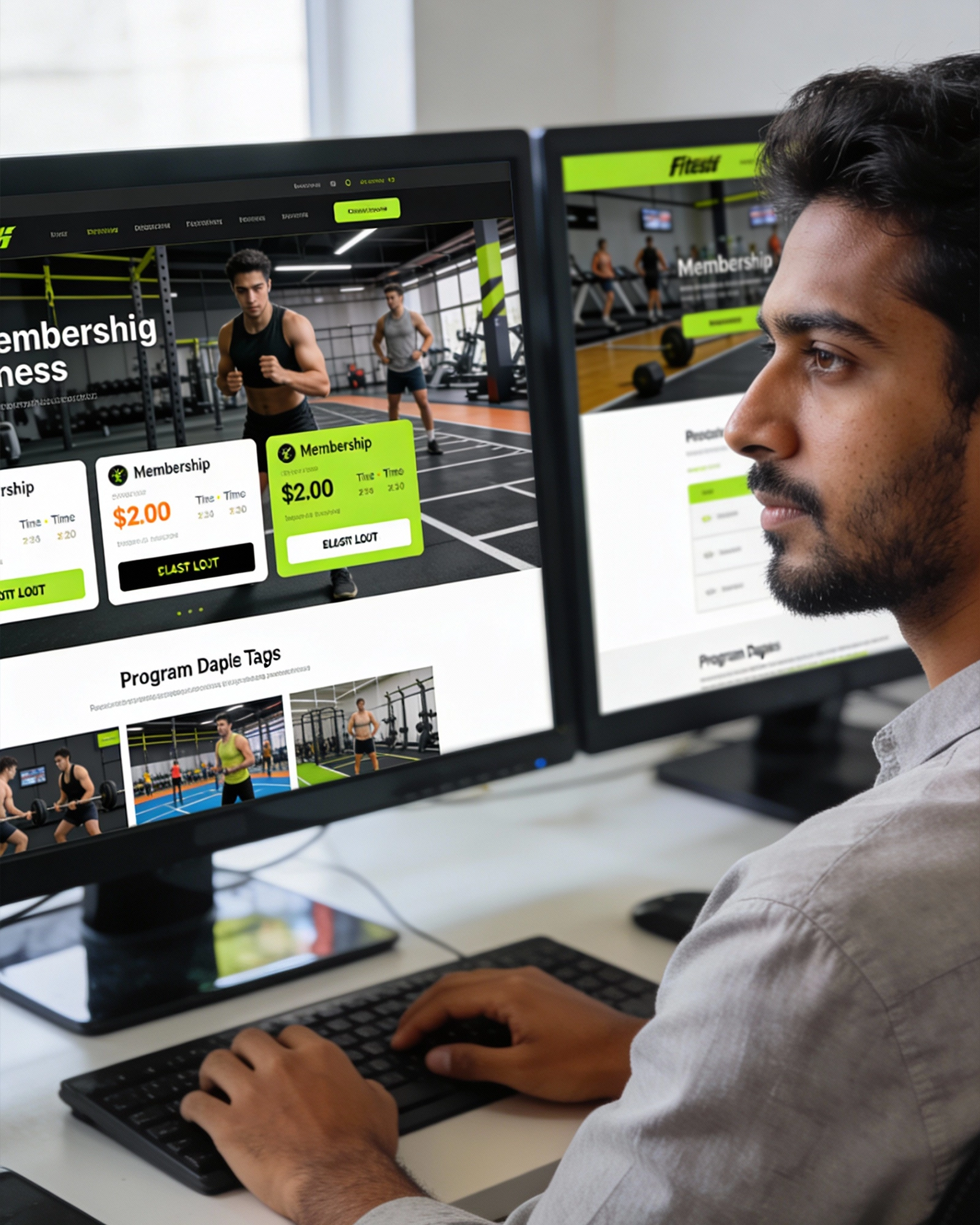 Website development for gyms and fitness brands